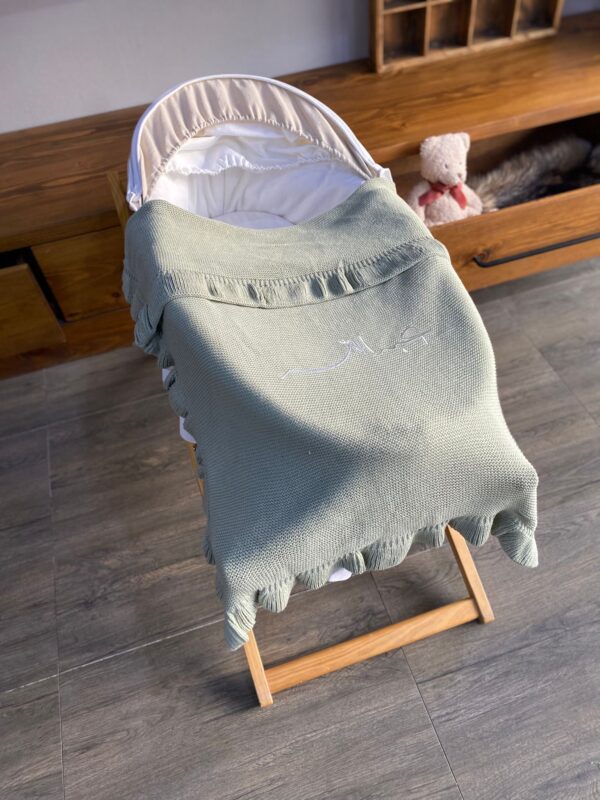 Ruffle Knit Blanket (only baby name) - Image 7